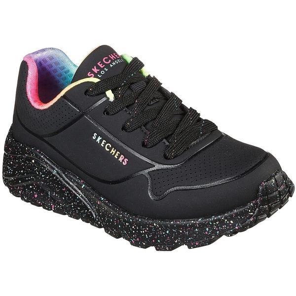 Pantofi sport copii Skechers Uno Lite - Rainbow S 310456L-BKMT, 31, Negru