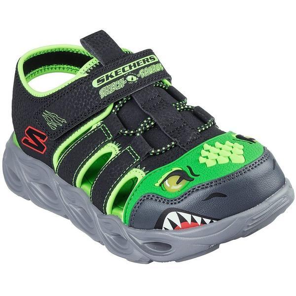 Sandale copii Skechers Thermo-splash - Hydr 400613L-BKLM, 35, Verde