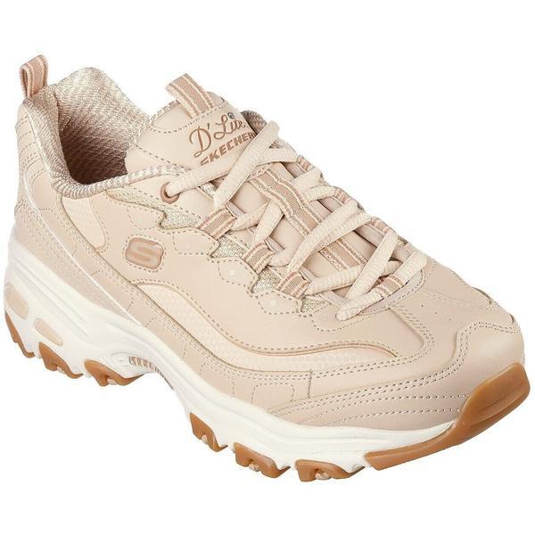 Pantofi sport femei Skechers D&#039;lites-goo 149807-NAT, 37, Maro