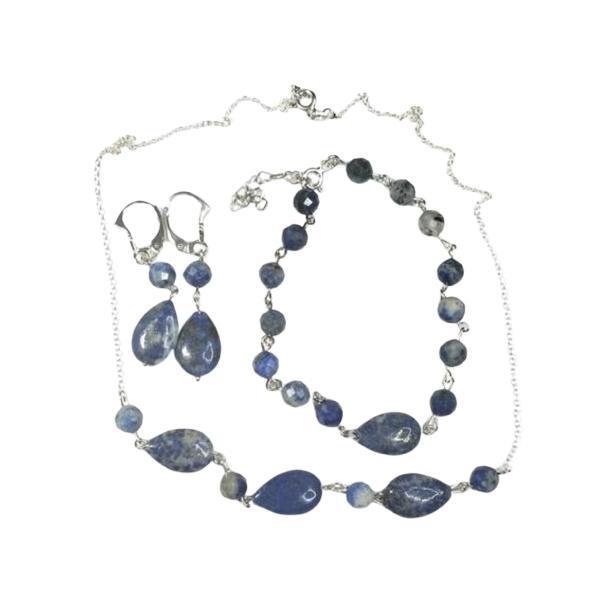 Set Argint 925, Lapis Lazuli