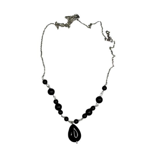 Colier Argint 925, Onix