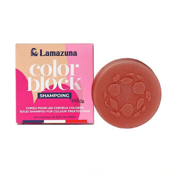 Sampon solid Color Block &ndash; pentru păr vopsit, cu ulei de s&acirc;mburi de cirese, 70 g
