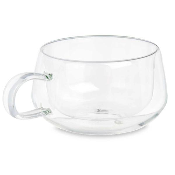 Cana pentru ceai cu perete dublu din borosilicat, 280 ml