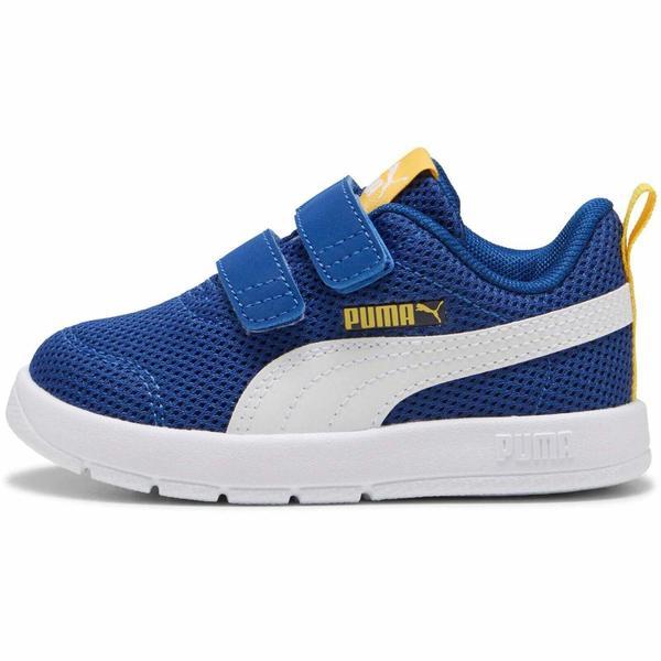 Pantofi sport copii Puma Courtflex V3 Mesh Inf Clyde Royal-puma W 39808605, 20, Albastru