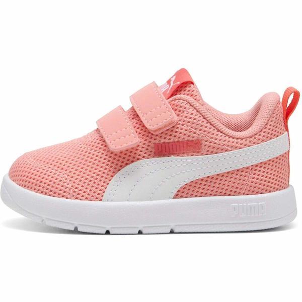 Pantofi sport copii Puma Courtflex V3 Mesh Inf Clyde Royal-puma W 39808607, 19, Roz