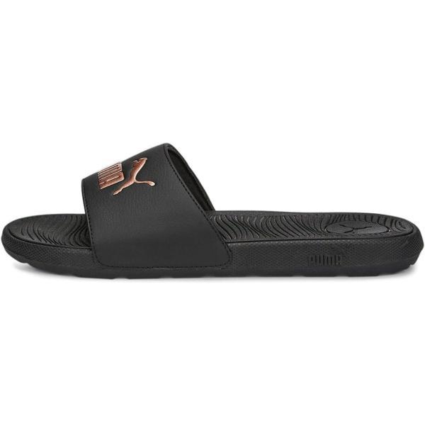 Slapi femei Puma Cool Cat 2.0 Wns PUMA Black-Rose Gold 38910802, 40.5, Negru