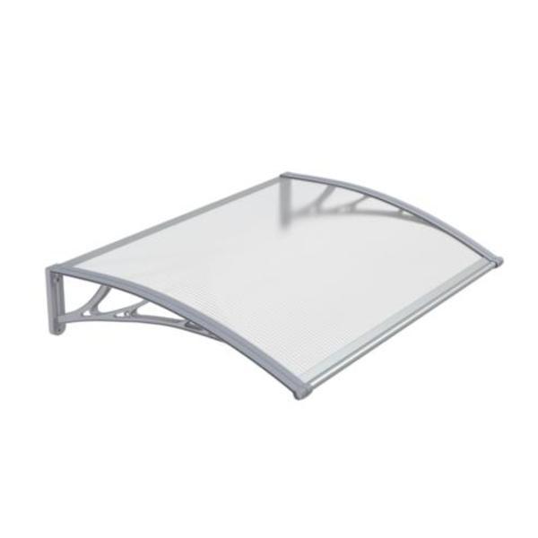 Copertina Premium de usa 120x80cm, brate gri, placa 6mm intreaga transparent