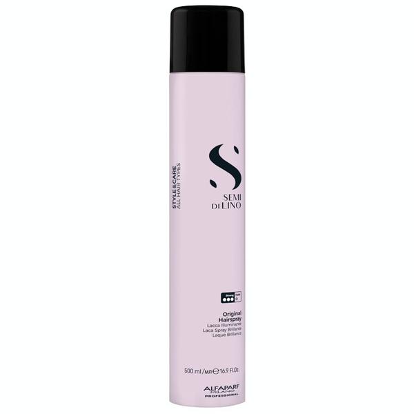 Spray Fixativ cu Fixare Puternica - Alfaparf Milano Semi di Lino Style &amp; Care, 500 ml