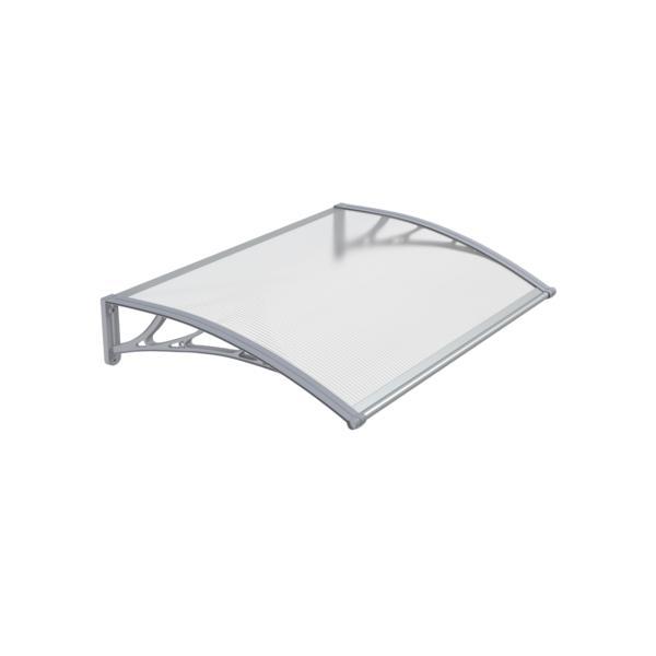 Copertina Premium de usa 120x100cm, brate gri, placa 6 mm intreaga transparent