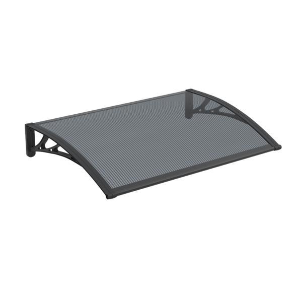 Copertina Premium de usa 100x80cm, brate negre, placa 6 mm intreaga antracit
