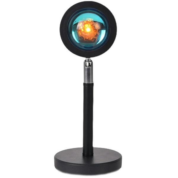 Lampa led, model Sunset Light, neagra, 27 cm