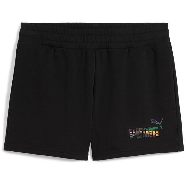 Pantaloni scurti femei Puma Love United Mid-rise Shorts 4 68500301, L, Negru