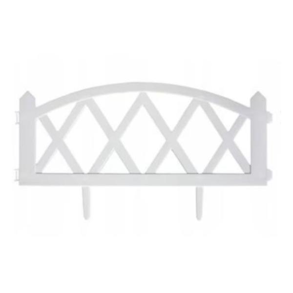 Gardulet decorativ pentru gradina, plastic, alb, 60x32 cm