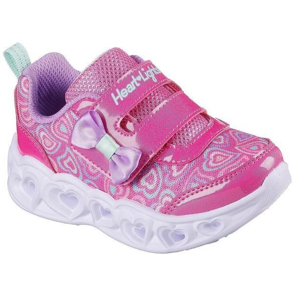 Pantofi sport copii Skechers S Lights-heart Ligh 303258N-HPMT, 22, Roz