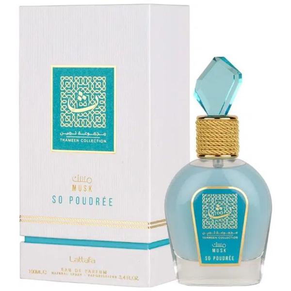 Apa de Parfum pentru Femei - Lattafa Perfumes EDP Thameen Musk Collection &ndash; So Poudree, 100 ml