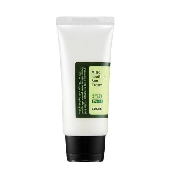 Crema Calmanta cu Aloe Vera SPF50+ PA+++ - Cosrx Aloe Soothing Sun Cream SPF50+, 50 ml