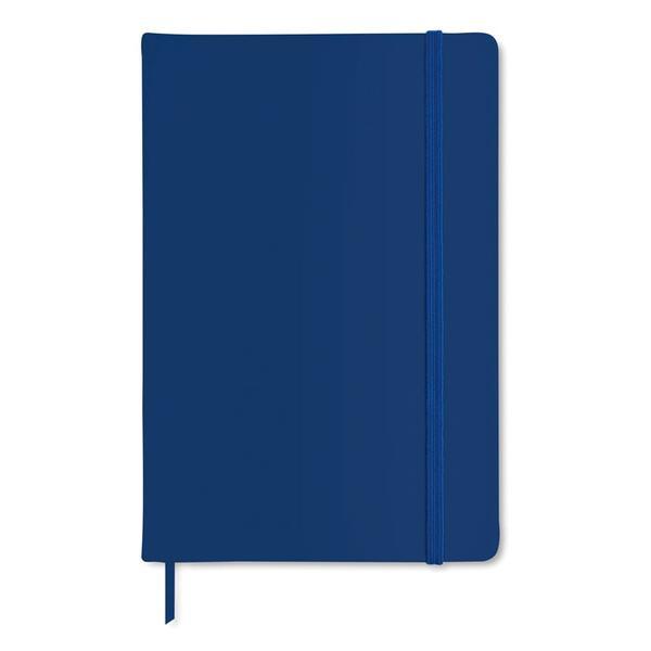 Agenda A5 nedatata, Piksel, cu coperta din imitatie piele, Albastru, 192 pagini dictando