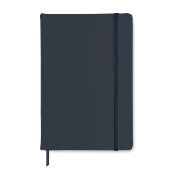 Agenda A5 nedatata, Piksel, cu coperta din imitatie piele, Albastru Marin, 192 pagini dictando