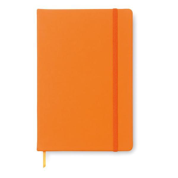 Agenda A5 nedatata, Piksel, cu coperta din imitatie piele, Portocaliu, 192 pagini dictando