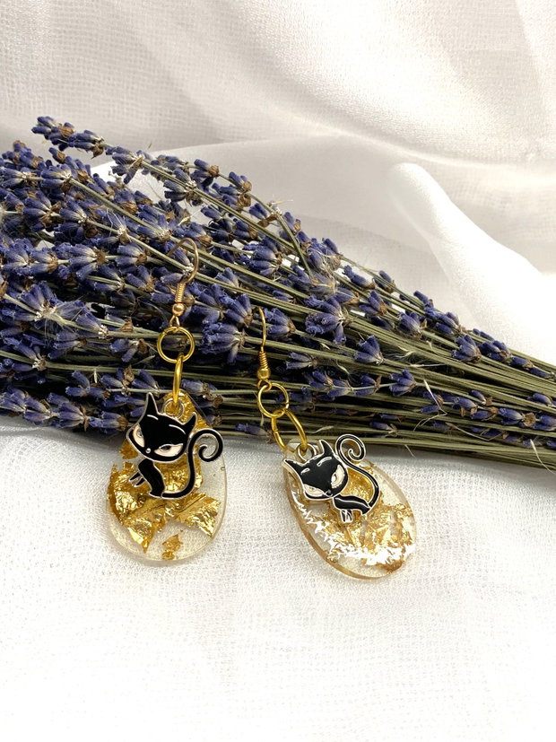 cercei handmade din rasina 00532