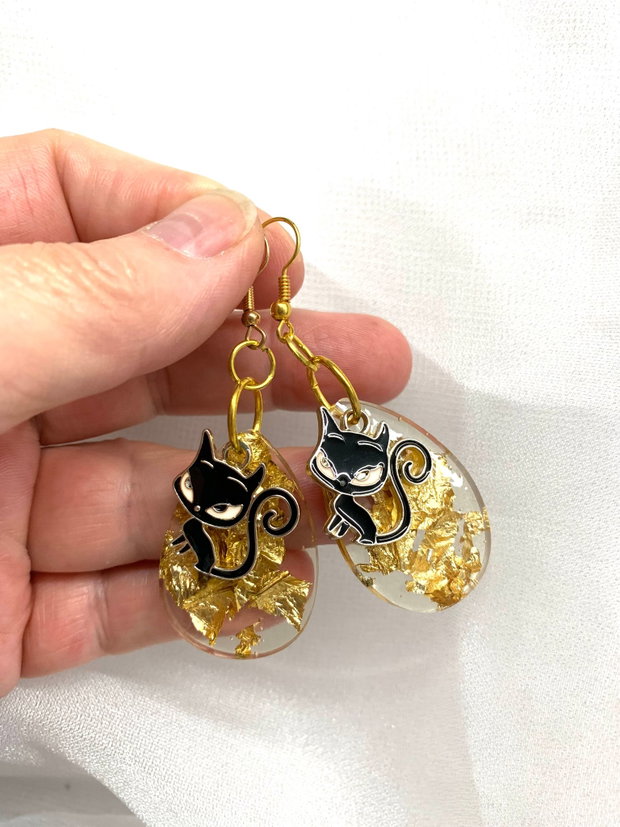 cercei handmade din rasina 00532