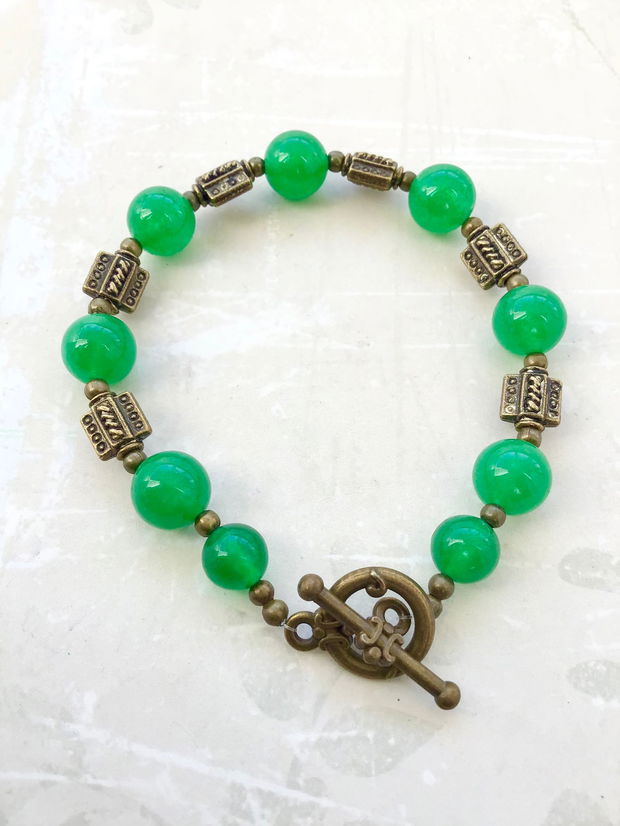 Bratara jad verde