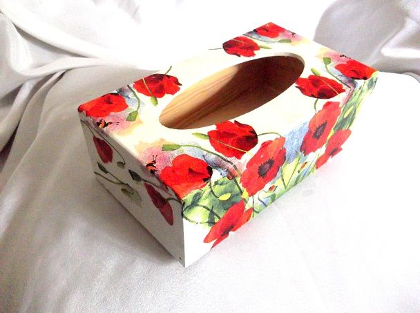Cutie lemn pt servetele de hartie 48437