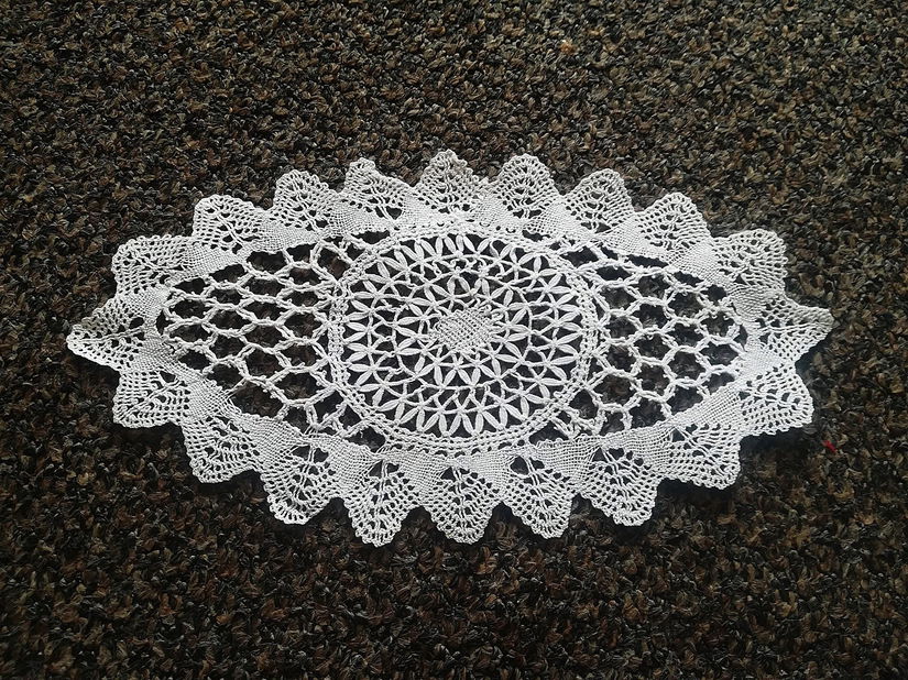 mileu oval dantelat 30/16 cm