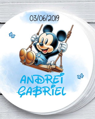 Etichete marturii botez Mickey mouse