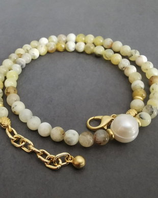 Colier opal galben CP21