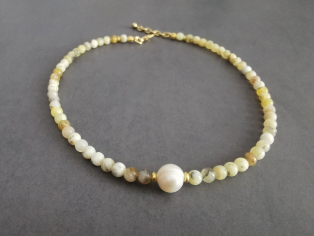 Colier opal galben CP21
