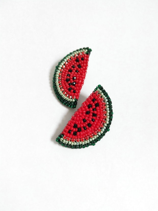 Cercei felii de fructe colorate