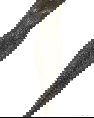 Dansatoare Chiparus-statueta din bronz cu un soclu din marmura