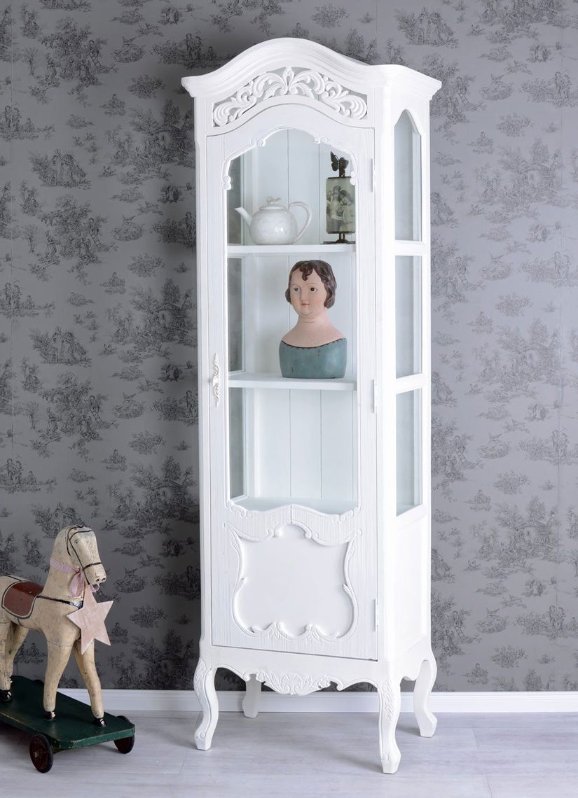 Vitrina Shabby Chic alba