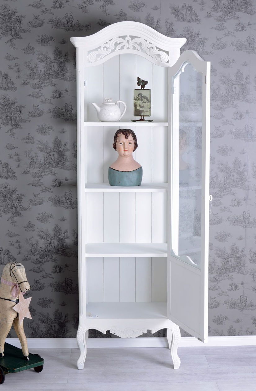 Vitrina Shabby Chic alba