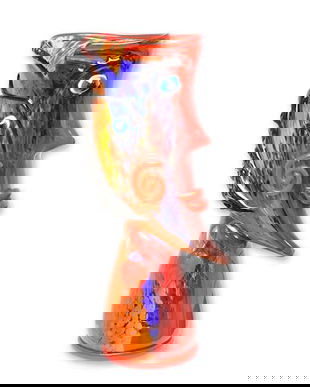 Vaza figura umana din sticla Murano