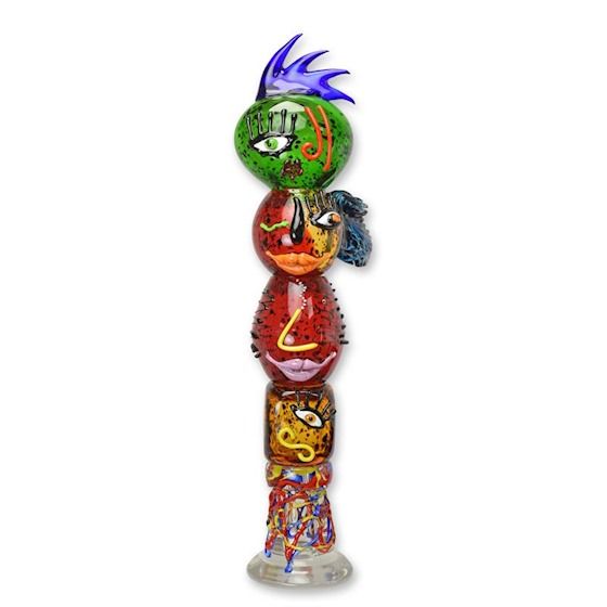 Totem-decoratiune din sticla Murano