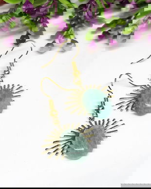 Cercei amazonit insorit