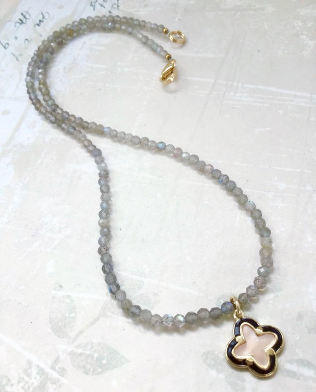 Colier CHOKER Labradorit