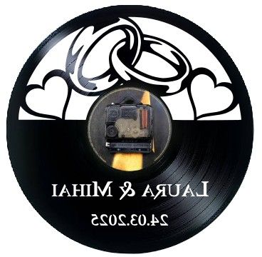 NUNTA- LOGODNA-ceas de perete