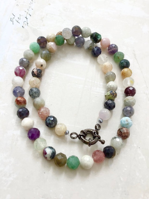 Colier CHOKER mix pietre