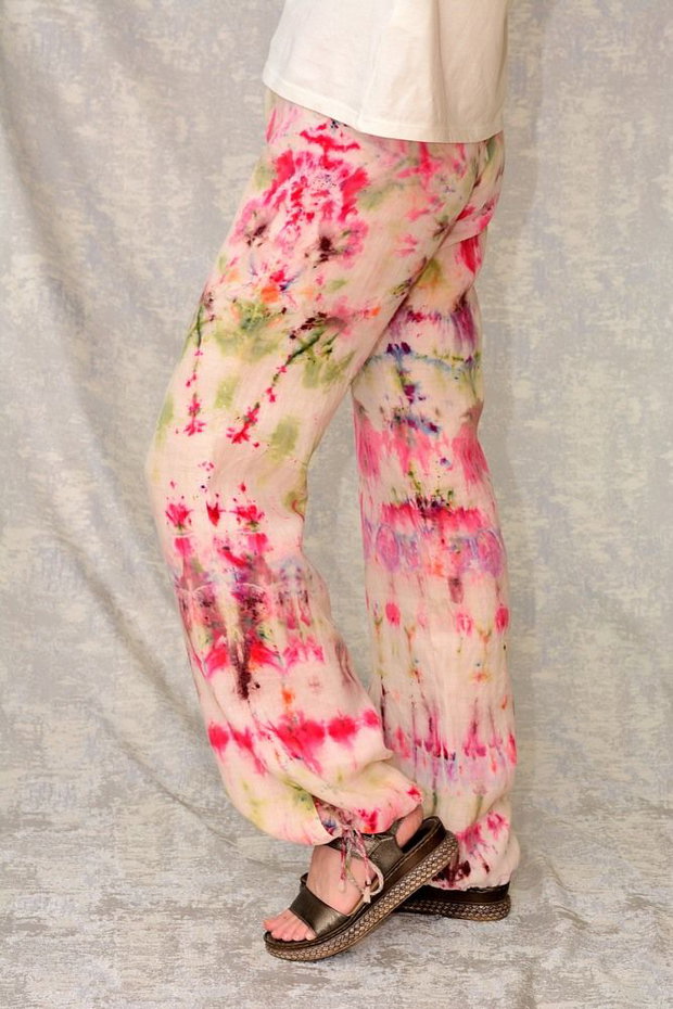 Pantaloni de in Tie & Dye, unicat