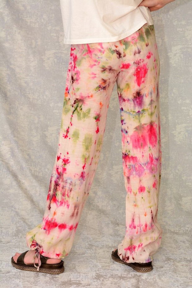 Pantaloni de in Tie & Dye, unicat