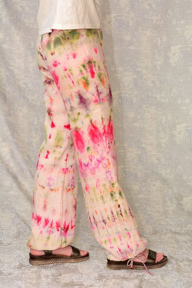 Pantaloni de in Tie & Dye, unicat