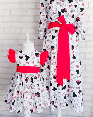 Rochii Mama Fiica Minnie