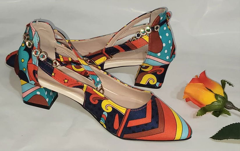 Pantofi eleganți din textil Mărime 37
