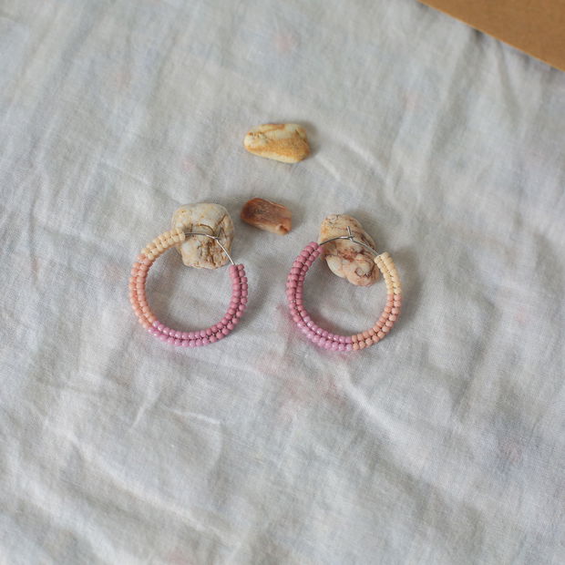 Cercei handmade tip hoops