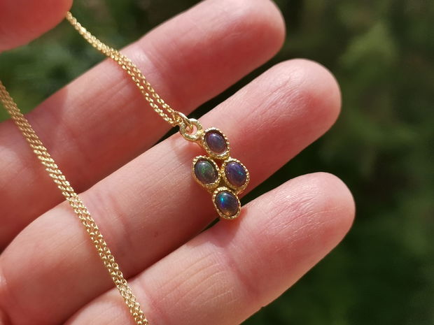 Pandant opal etiopian