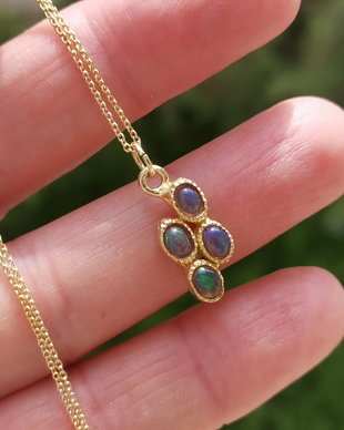 Pandant opal etiopian