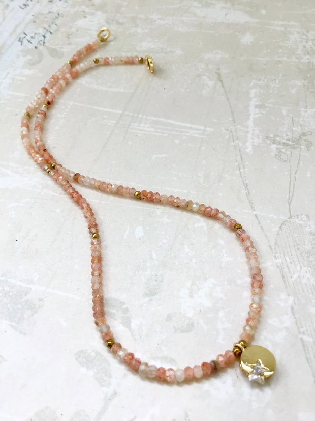Colier CHOKER Cuart strawberry